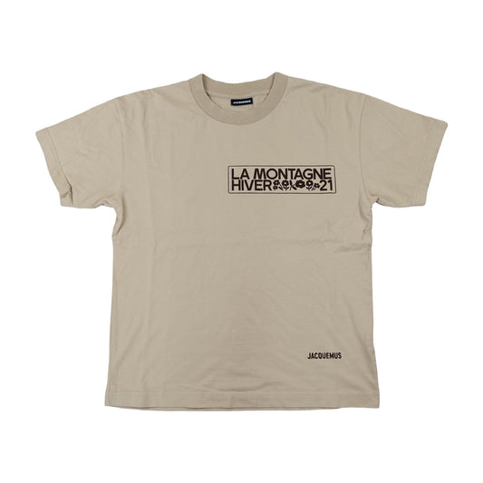 Jacquemus - T-shirt « La Montagne » beige taille XS