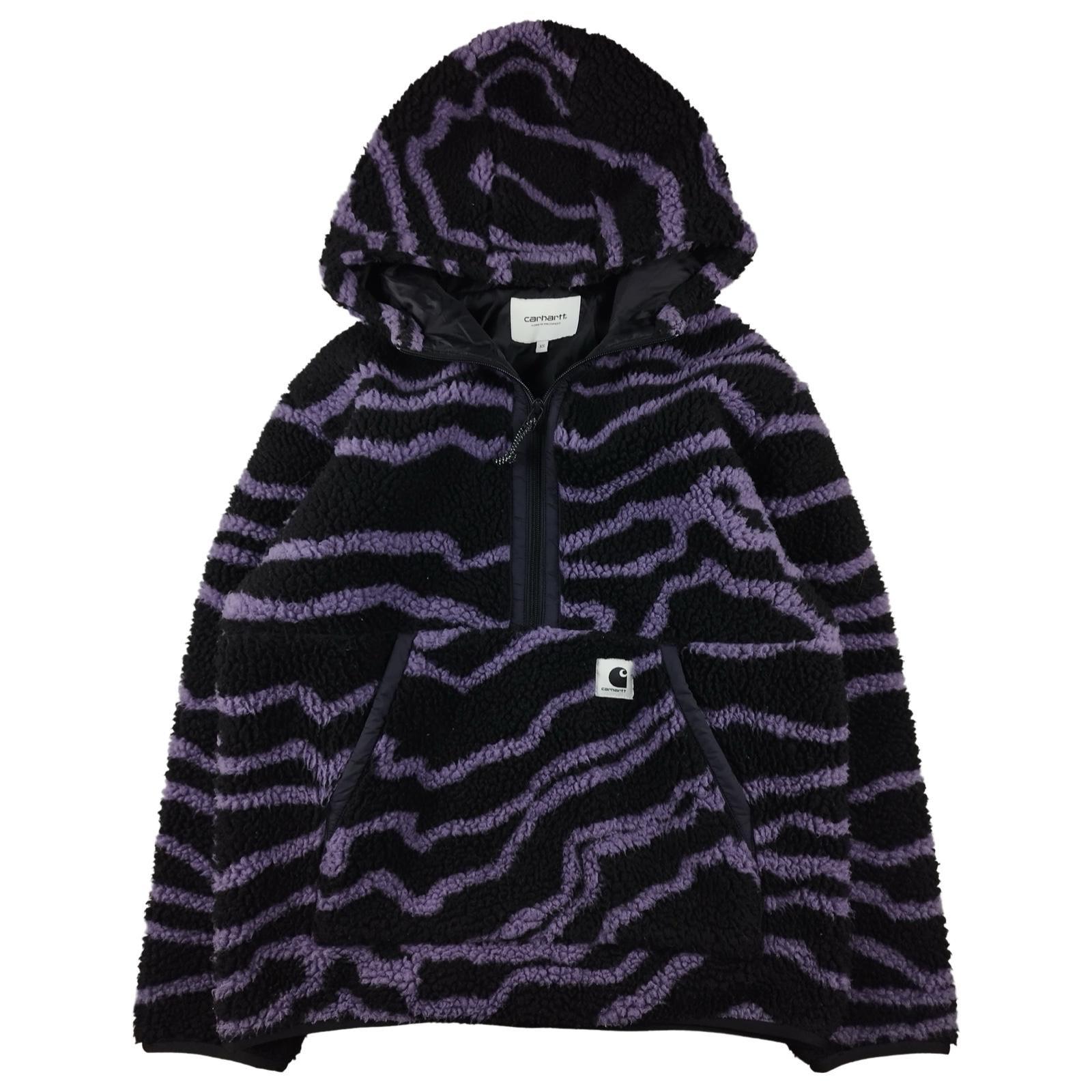 Carhartt - Polaire à capuche violet et noir taille XS - Le Saptuaire