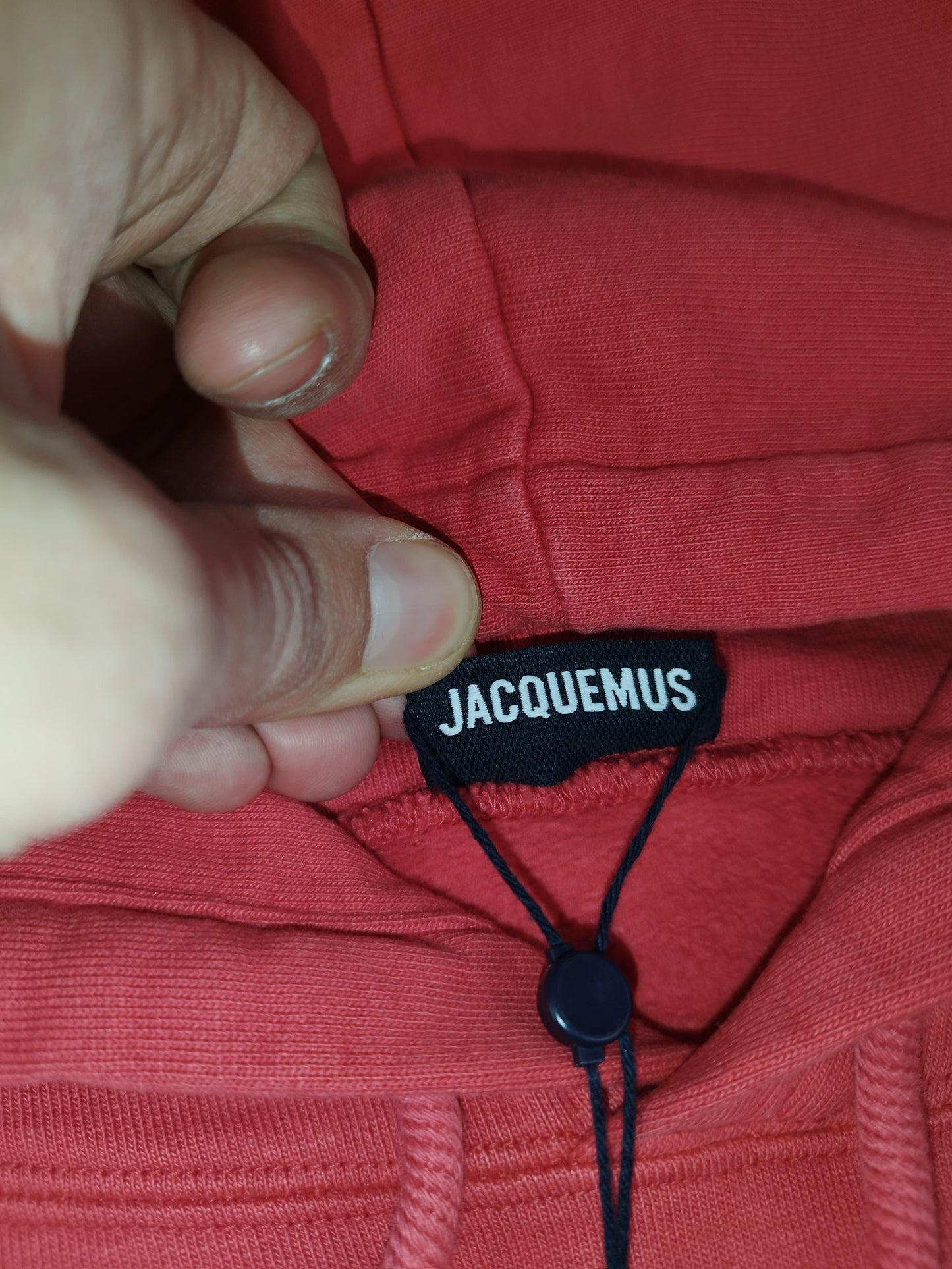 Jacquemus - Jersey rojo con capucha talla S