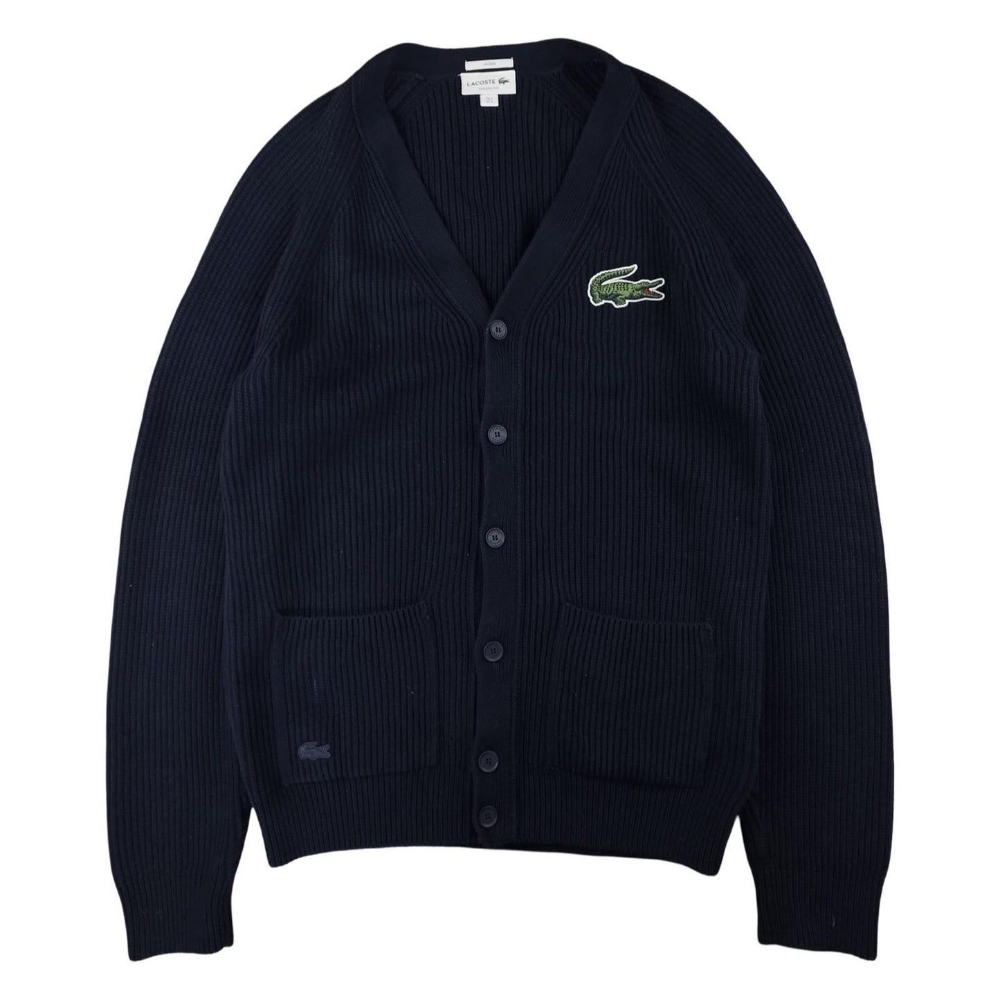 Lacoste - Cardigan bleu marine taille S