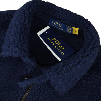 Ralph Lauren - Navy Blue Fleece Jacket Size M