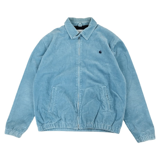 Carhartt - Veste « Madison Jacket » en velours côtelé bleu turquoise taille M - Le Saptuaire