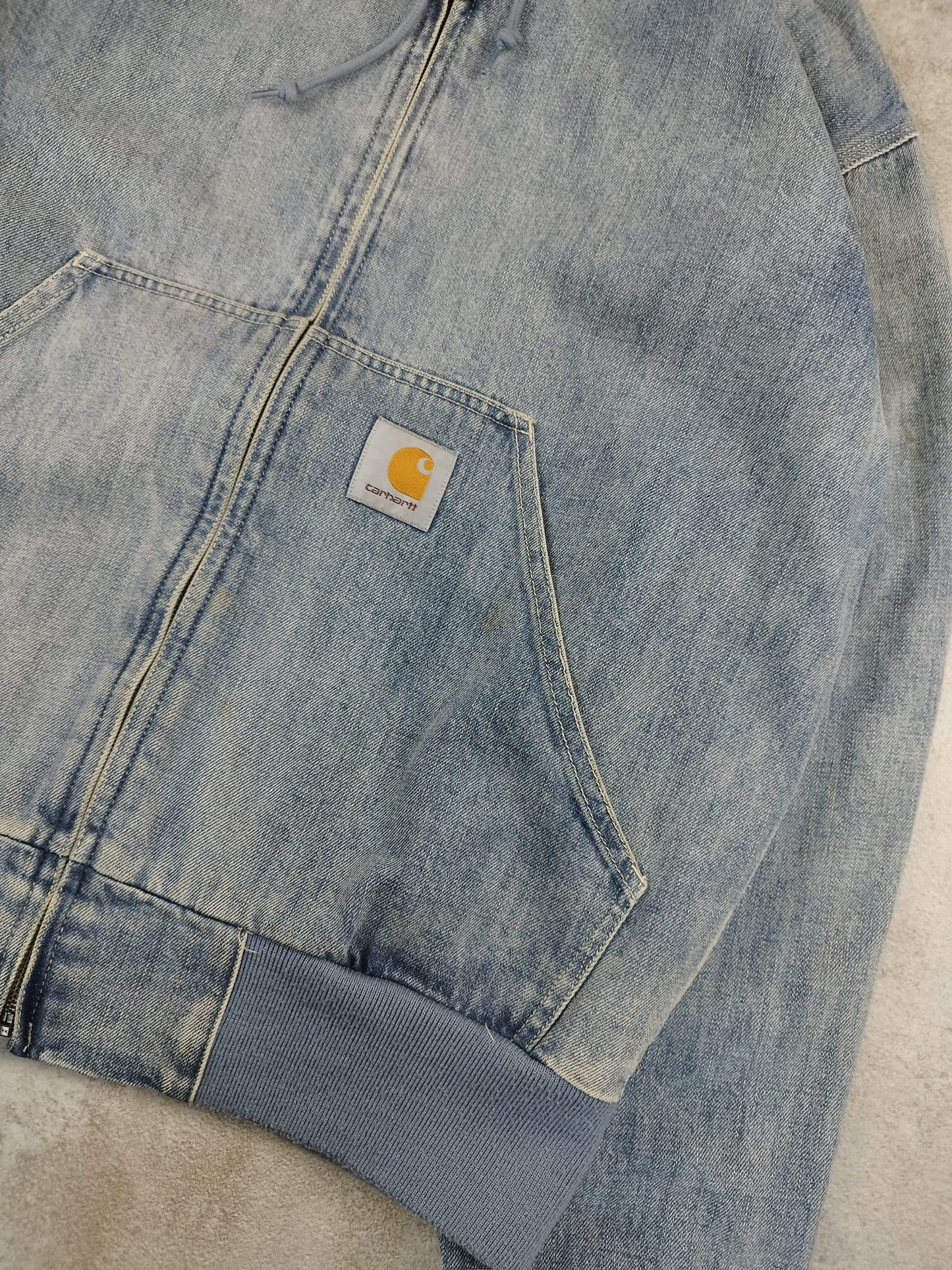 Carhartt Active Jacket - Blue denim jacket size S