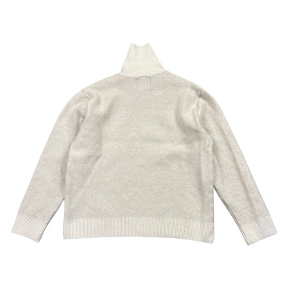 Pull à col roulé crème taille L - Le Saptuaire