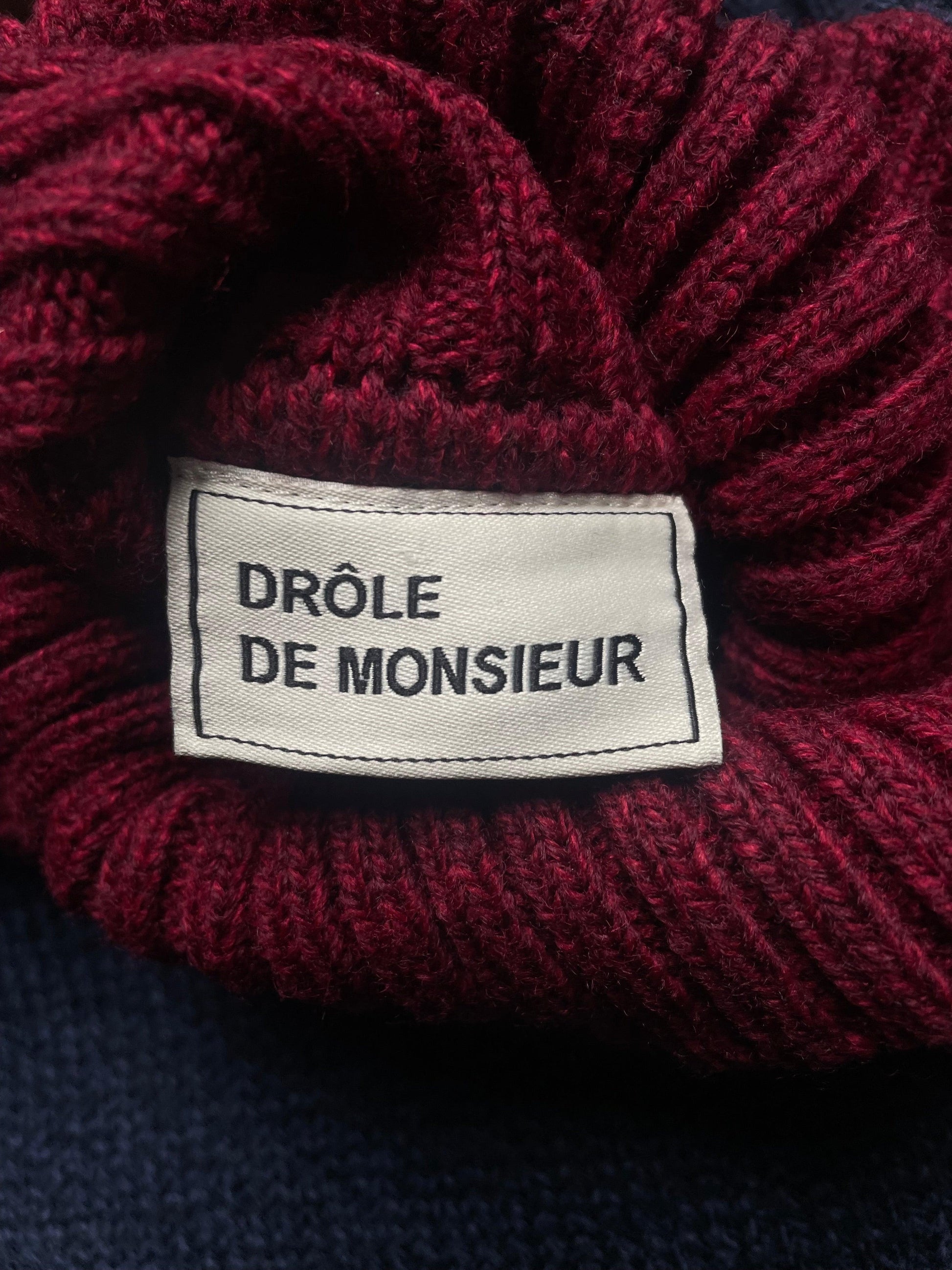 Drôle de Monsieur - Pull à col roulé en laine taille L - Le Saptuaire