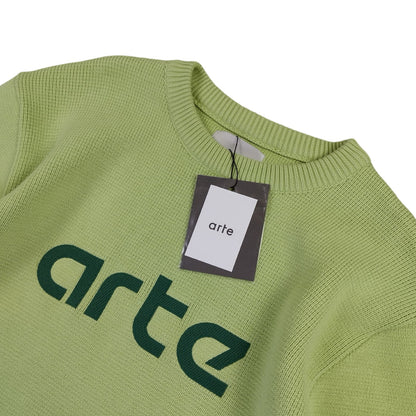 Arte - Pull Kris logo vert pomme taille L