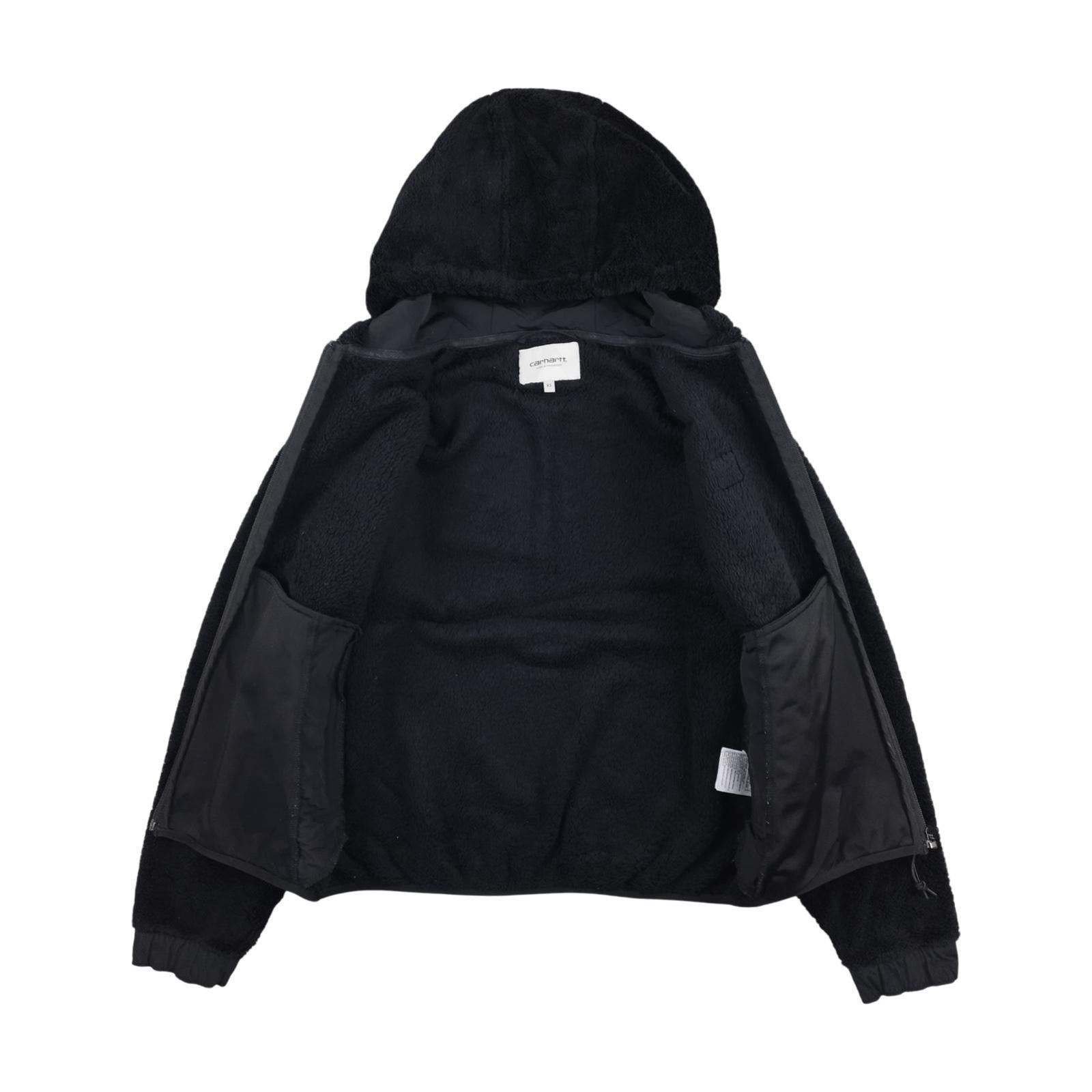 Carhatt - Polaire « W’ Hooded Mirada Jacket » zippée à capuche noire taille XS - Le Saptuaire