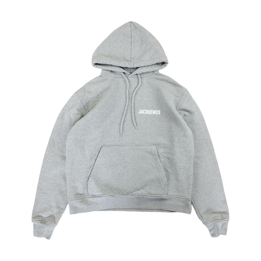 Jacquemus - Pull à capuche gris taille S - Le Saptuaire