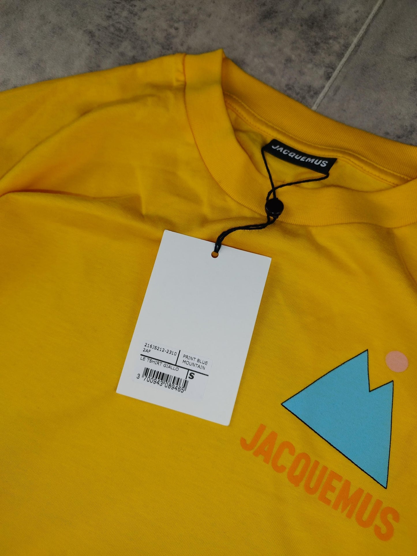 Jacquemus - Crewneck long sleeve t-shirt yellow size S