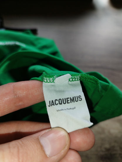 Jacquemus - T-shirt manche longue vert taille XL