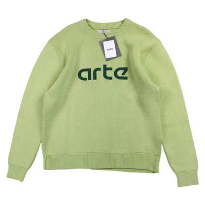 Arte - Pull Kris logo vert pomme taille L