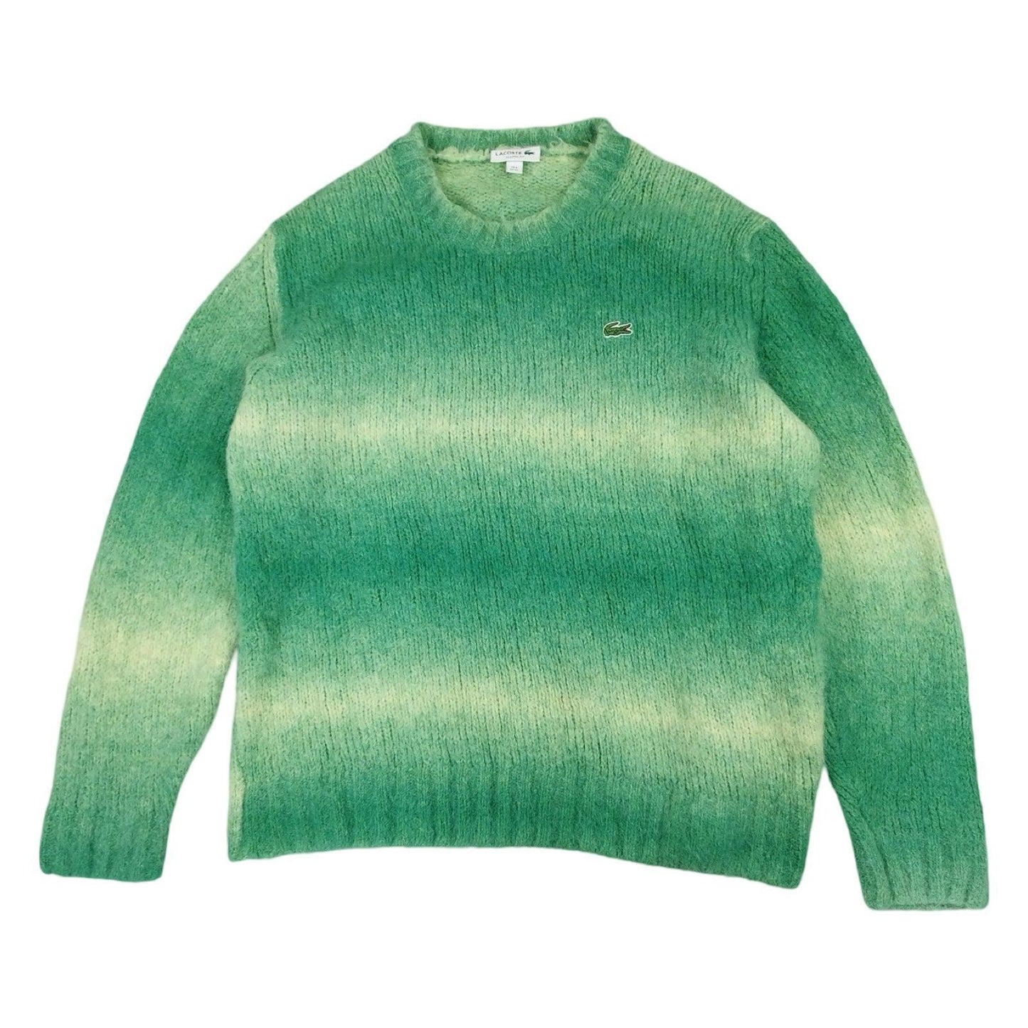 Lacoste - Pull en mohair vert taille XL - Le Saptuaire