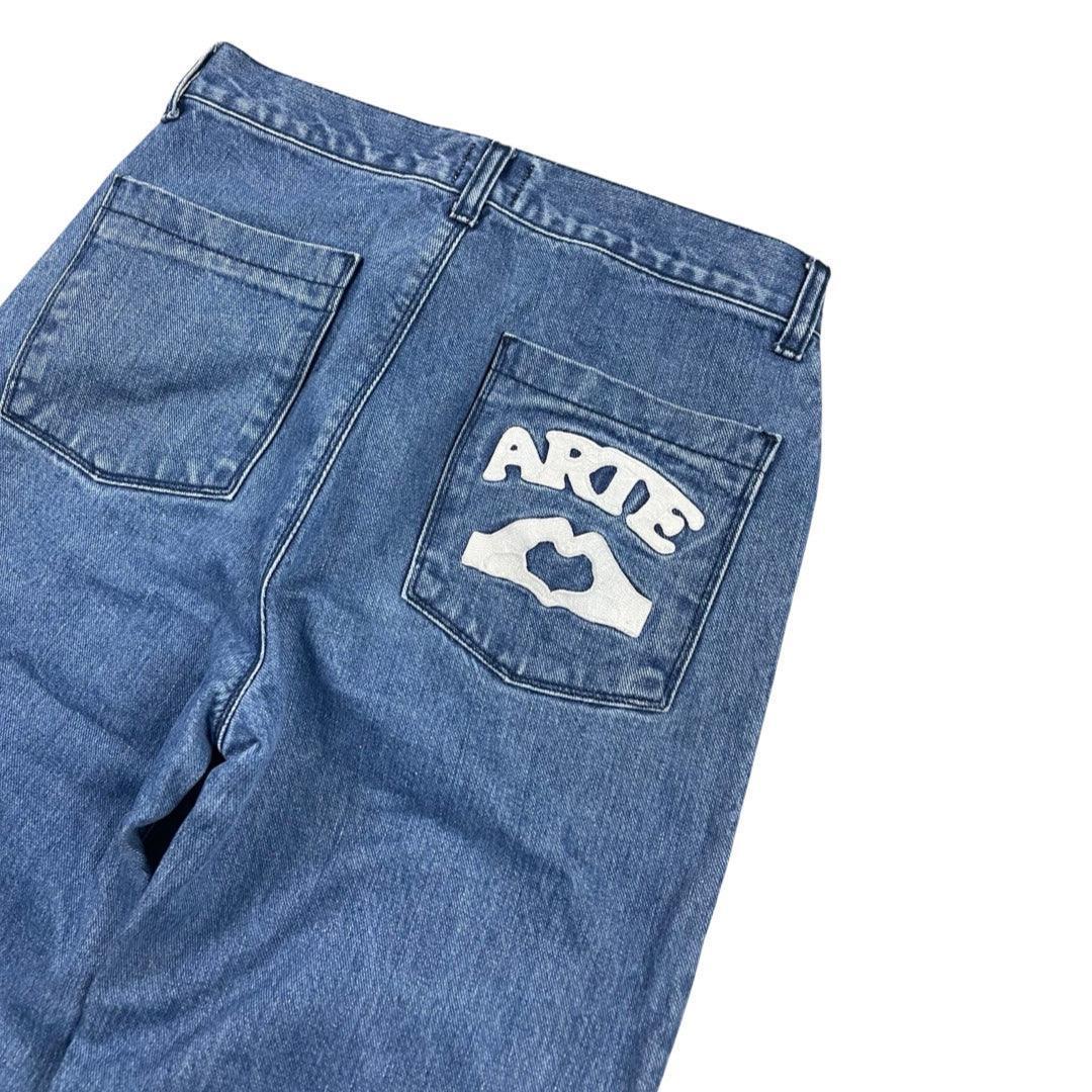 Jean logo brodé taille S - Le Saptuaire