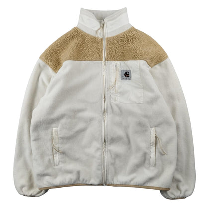 Carhartt - Polaire zippée crème et doré taille S