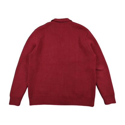 Cardigan rouge taille L - Le Saptuaire