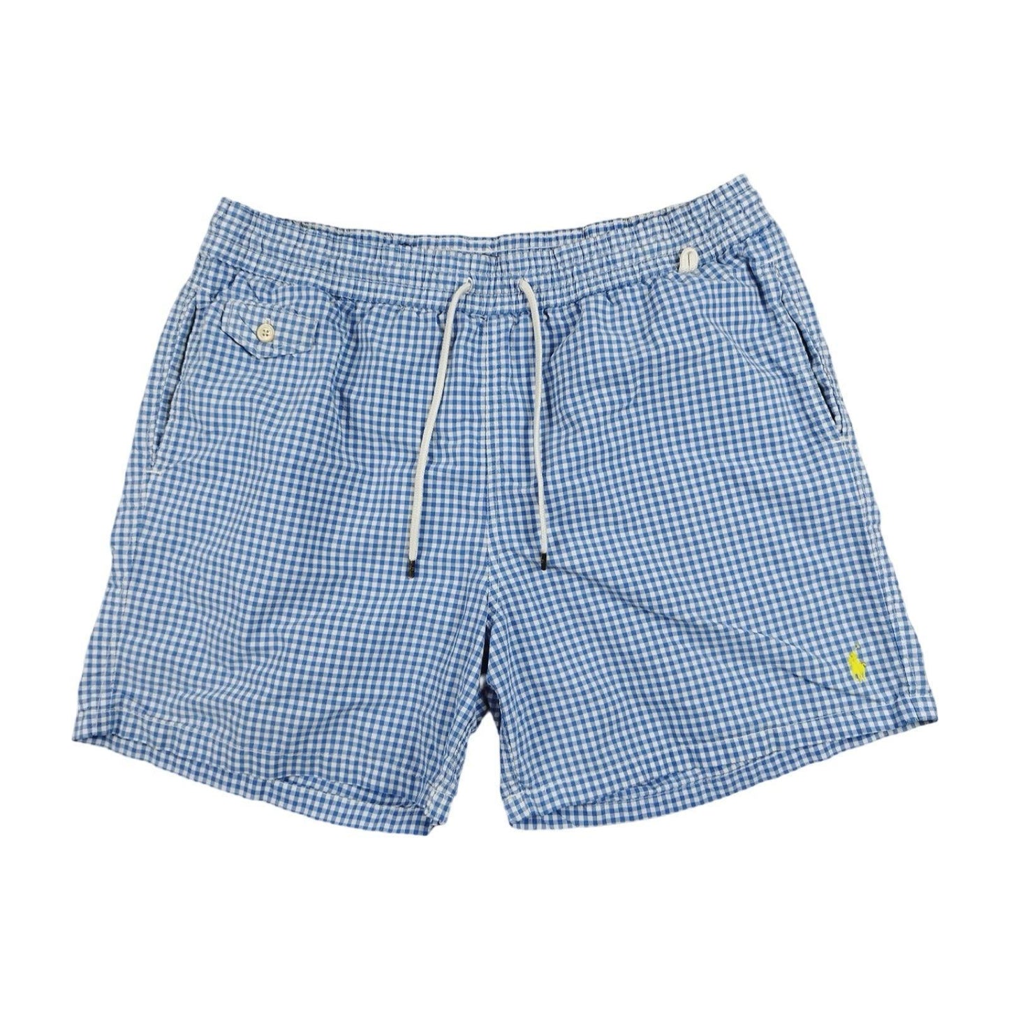 Ralph Lauren - Short de bain bleu à carreaux taille XL - Le Saptuaire