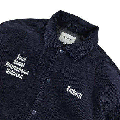 Carhartt - Letterman Jacket en velours côtelé bleu marine taille XL - Le Saptuaire