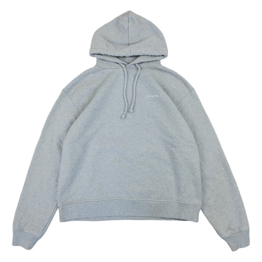 Jacquemus - Pull à capuche gris taille XL - Le Saptuaire