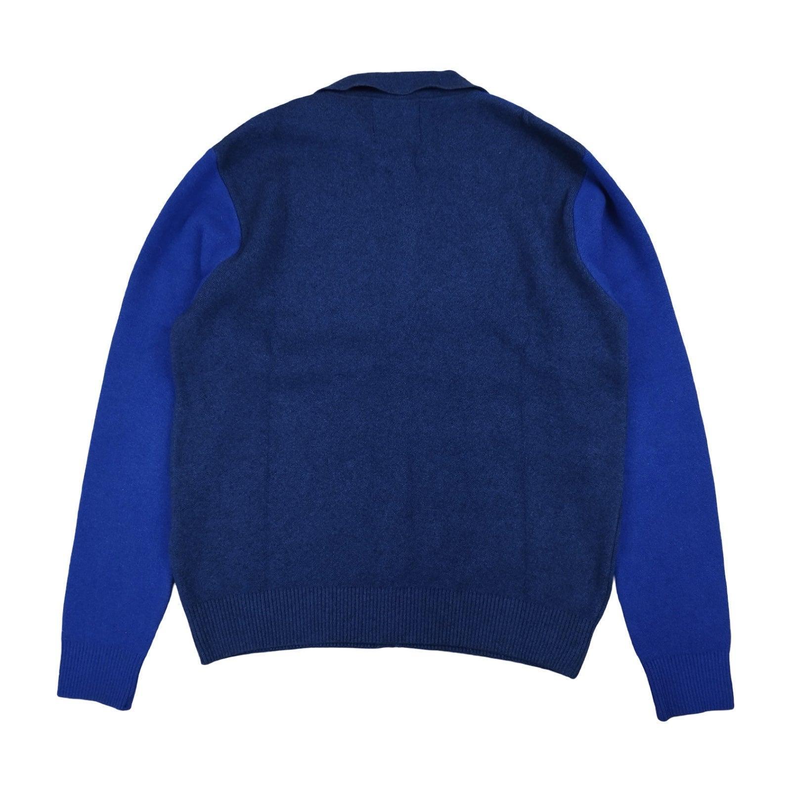 Cardigan bleu vif taille L - Le Saptuaire