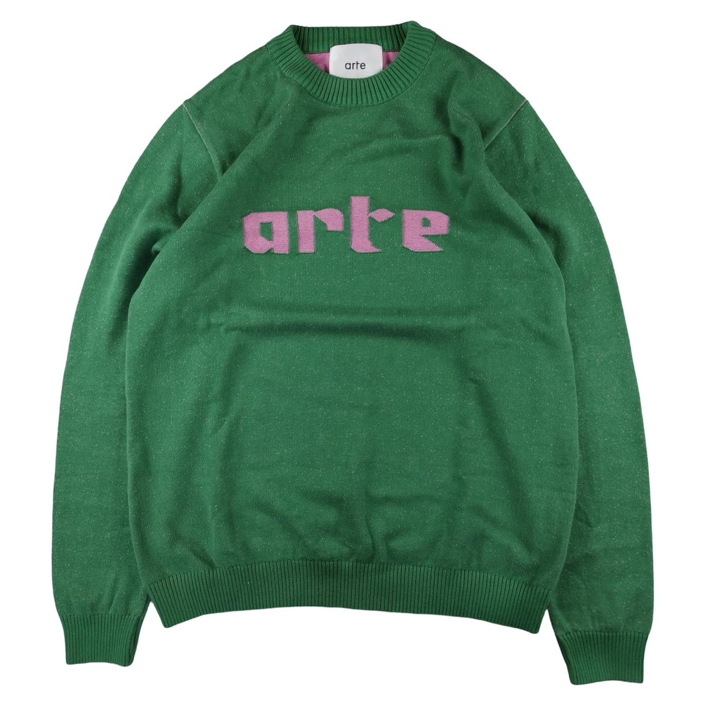 Arte - Green and pink sweater size L