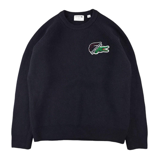 Lacoste - Pull en laine bleu marine taille M - Le Saptuaire