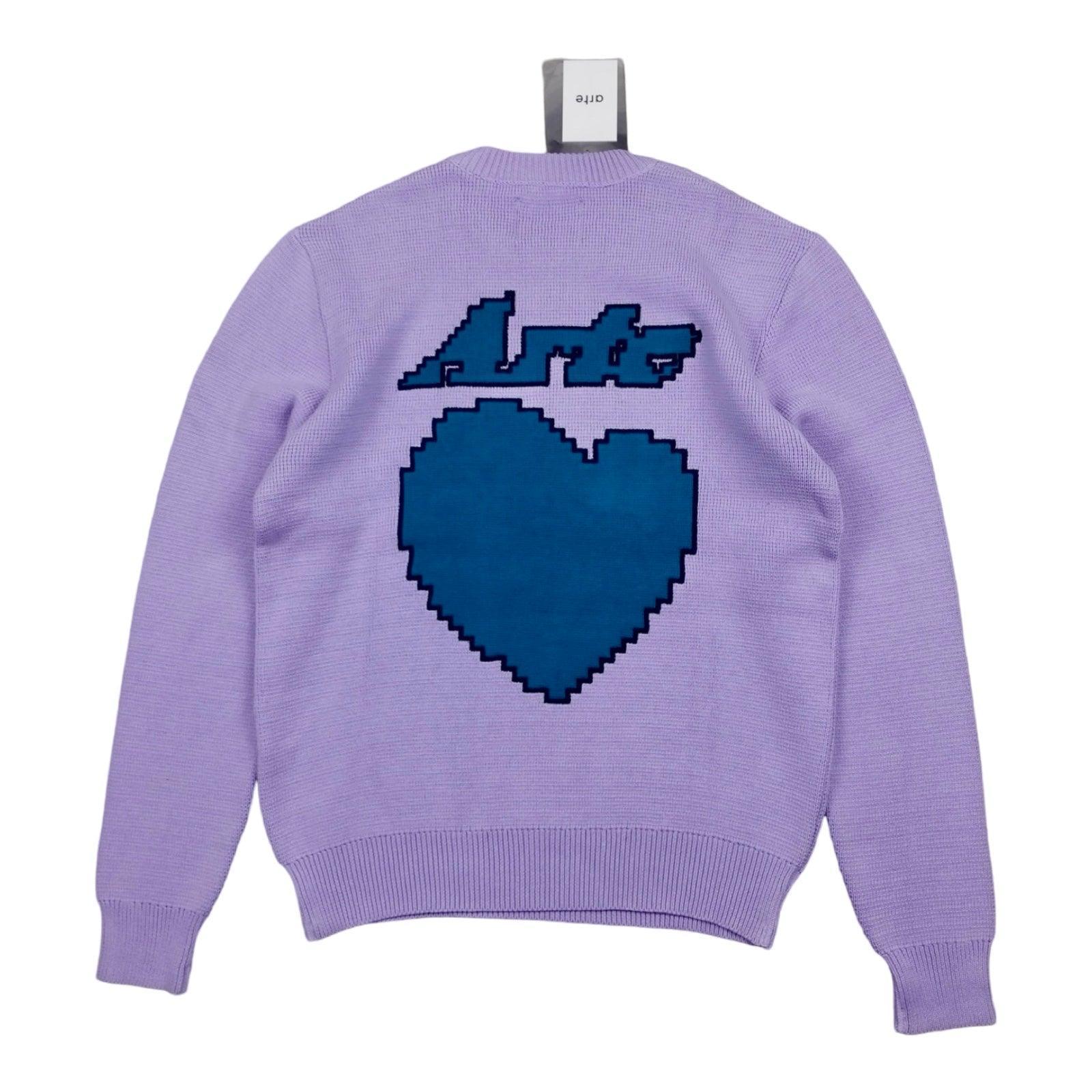 Pull en knit violet taille L - Le Saptuaire