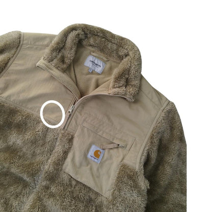 Carhartt - Polaire zippée crème taille L - Le Saptuaire