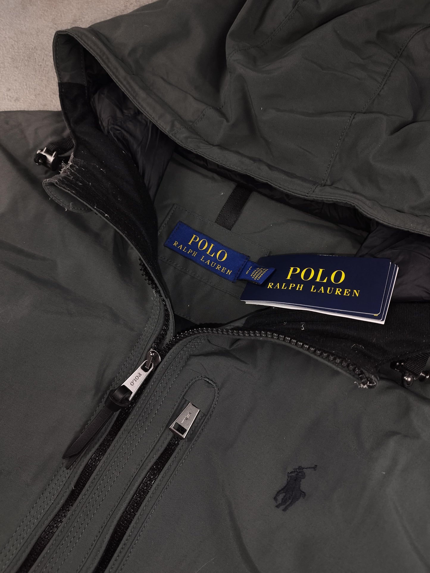 Ralph Lauren - Parka matelassée grise taille L