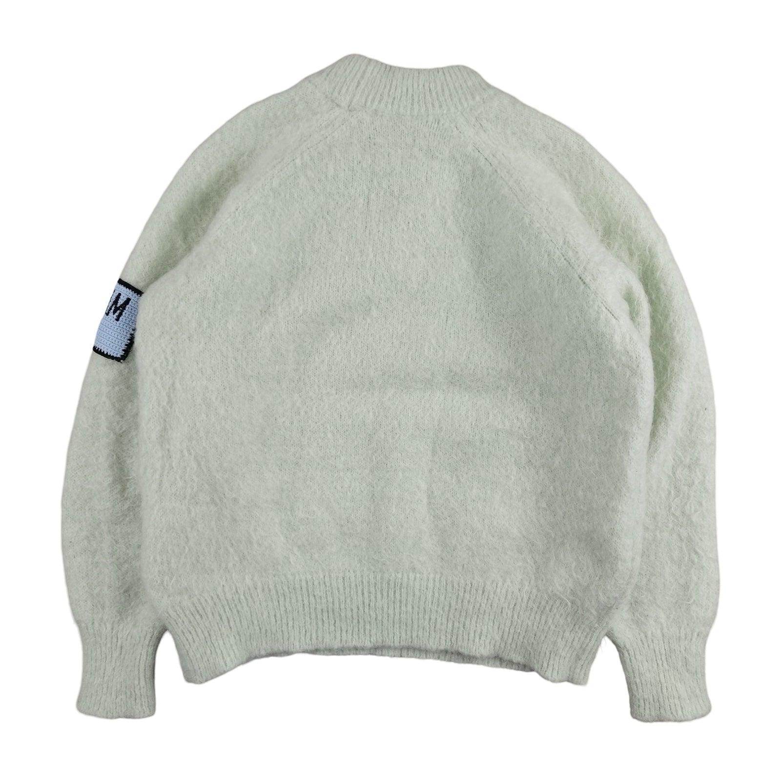 Sandro X Smiley - Pull en mohair vert pomme taille XS - Le Saptuaire