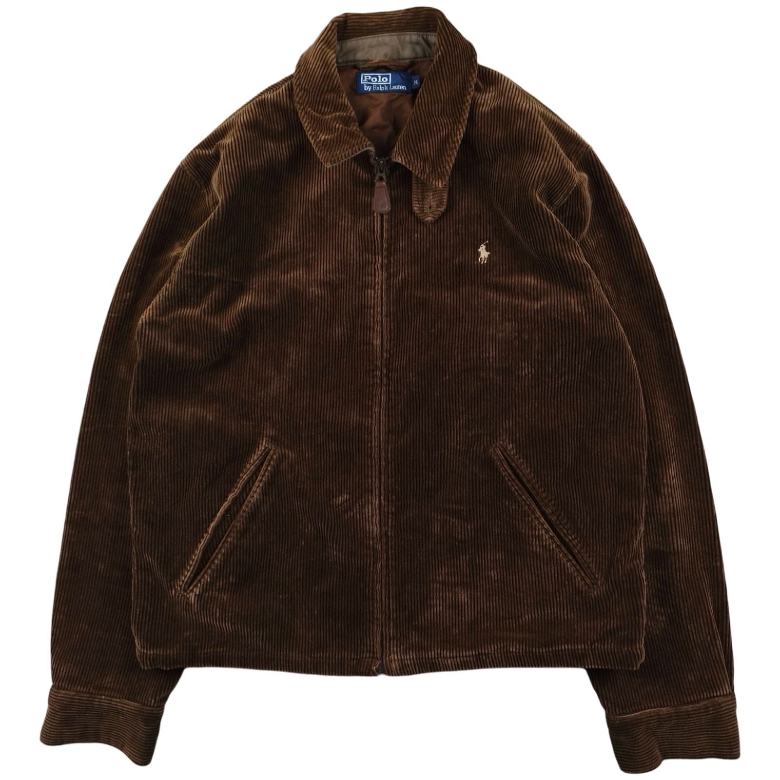 Ralph Lauren Harrington - Veste en velours côtelé marron taille M - Le Saptuaire