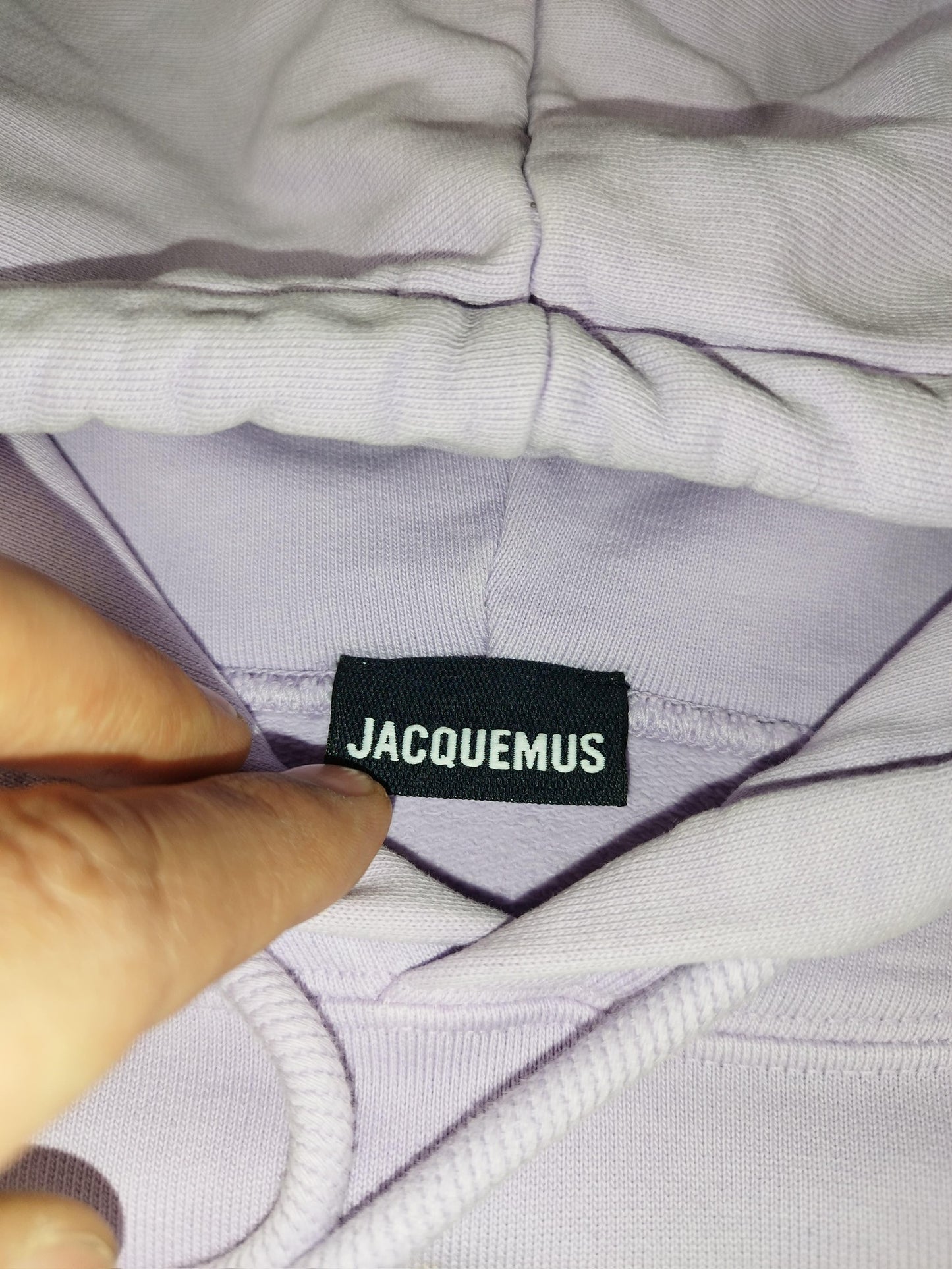 Jacquemus “Le Sweat Shirt Camargue” - Lilac hooded sweater size M