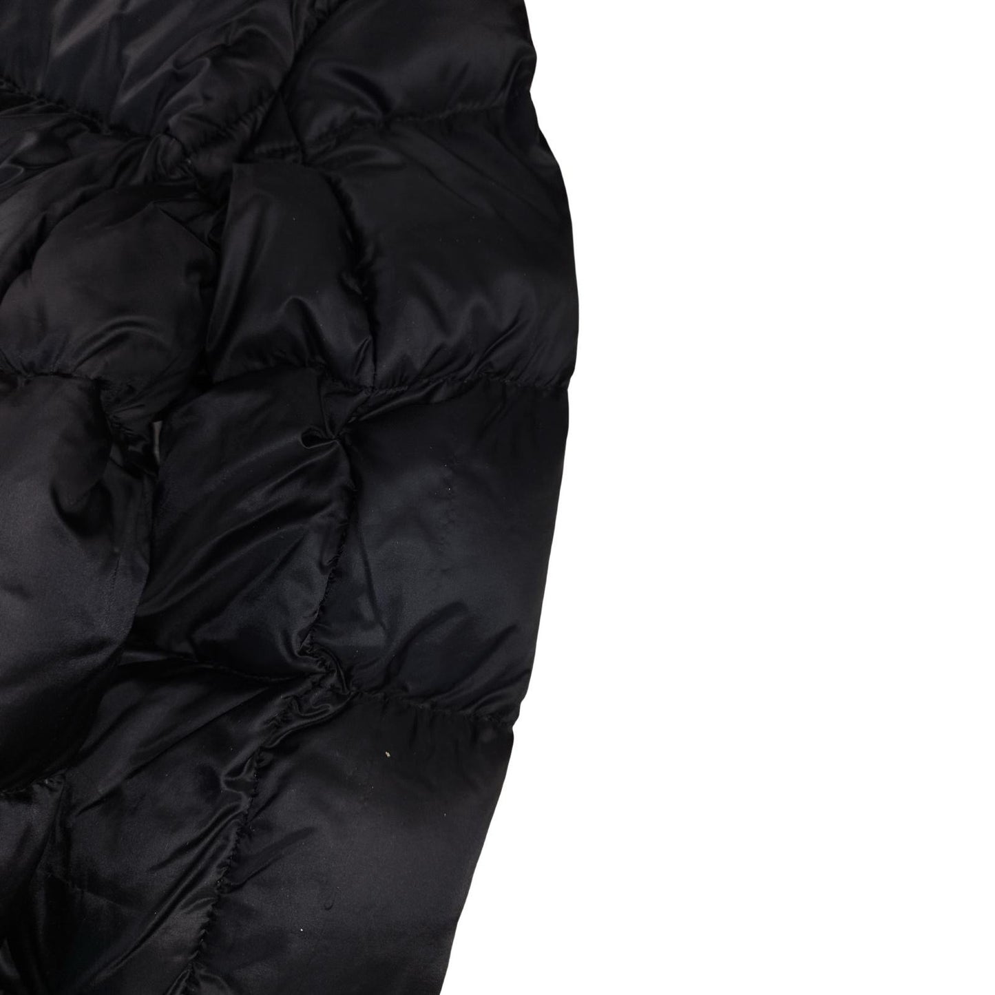 Moncler - Doudoune boutonnée noire taille S