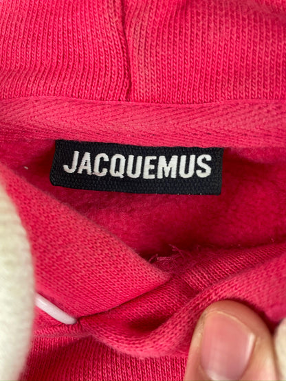 Jacquemus - Pull à capuche rose taille S