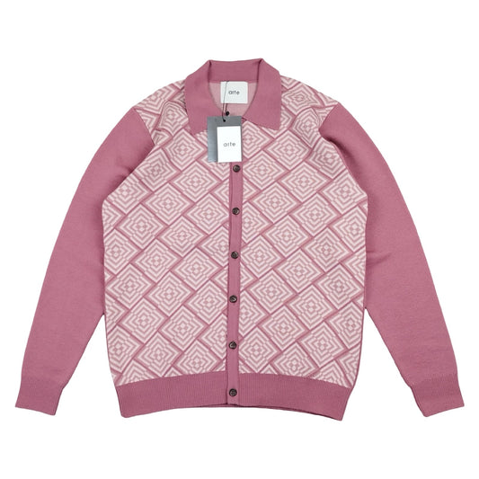 Arte - Cardigan rose taille M - Le Saptuaire