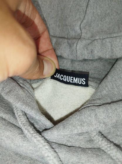 Jacquemus - Pull à capuche gris taille S - Le Saptuaire