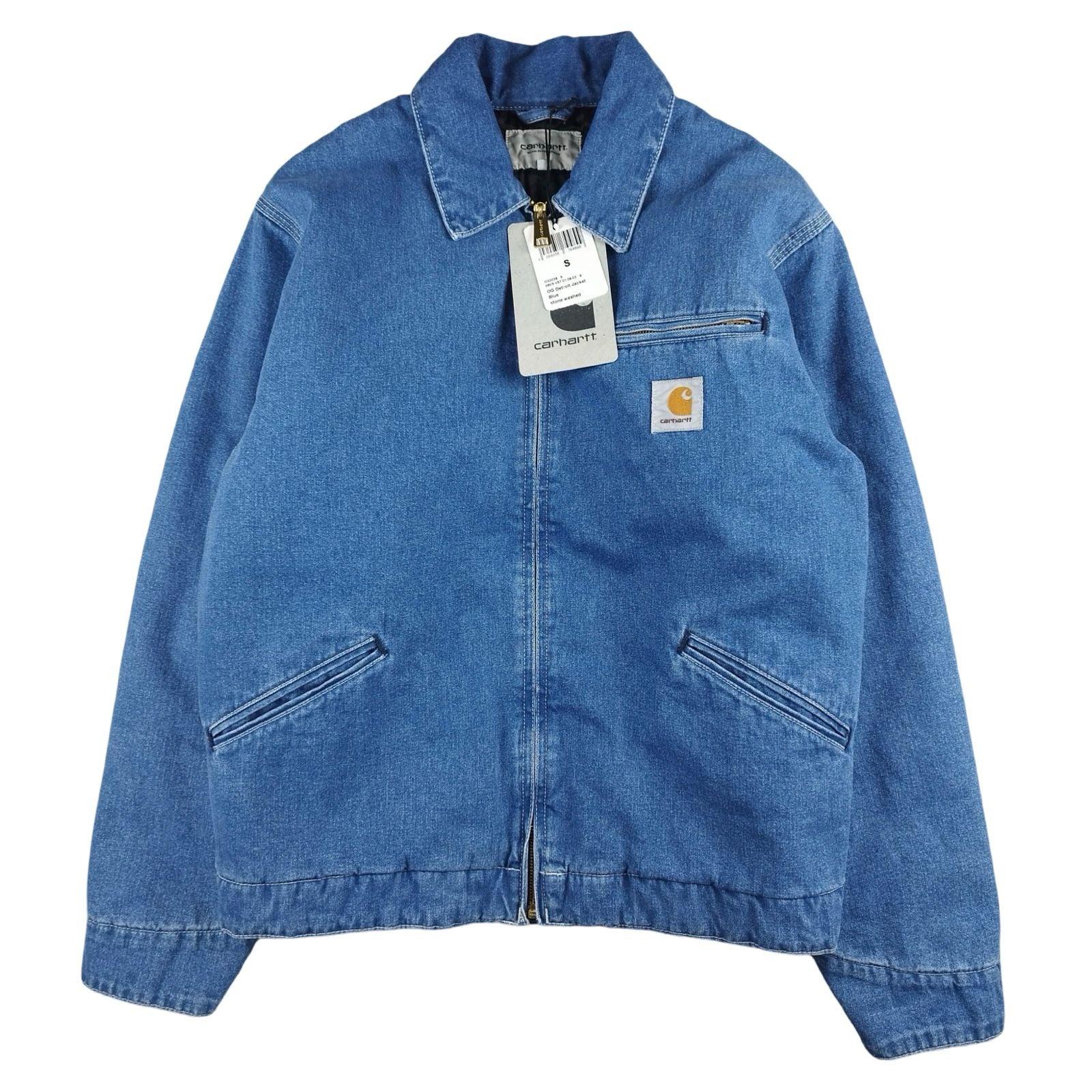 Carhartt OG Detroit Jacket - Veste en jean bleu taille S - Le Saptuaire