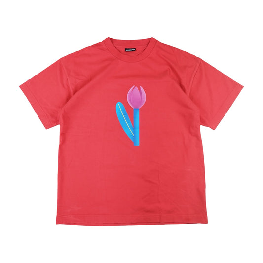 Jacquemus - T-shirt Tulipe rouge taille L - Le Saptuaire