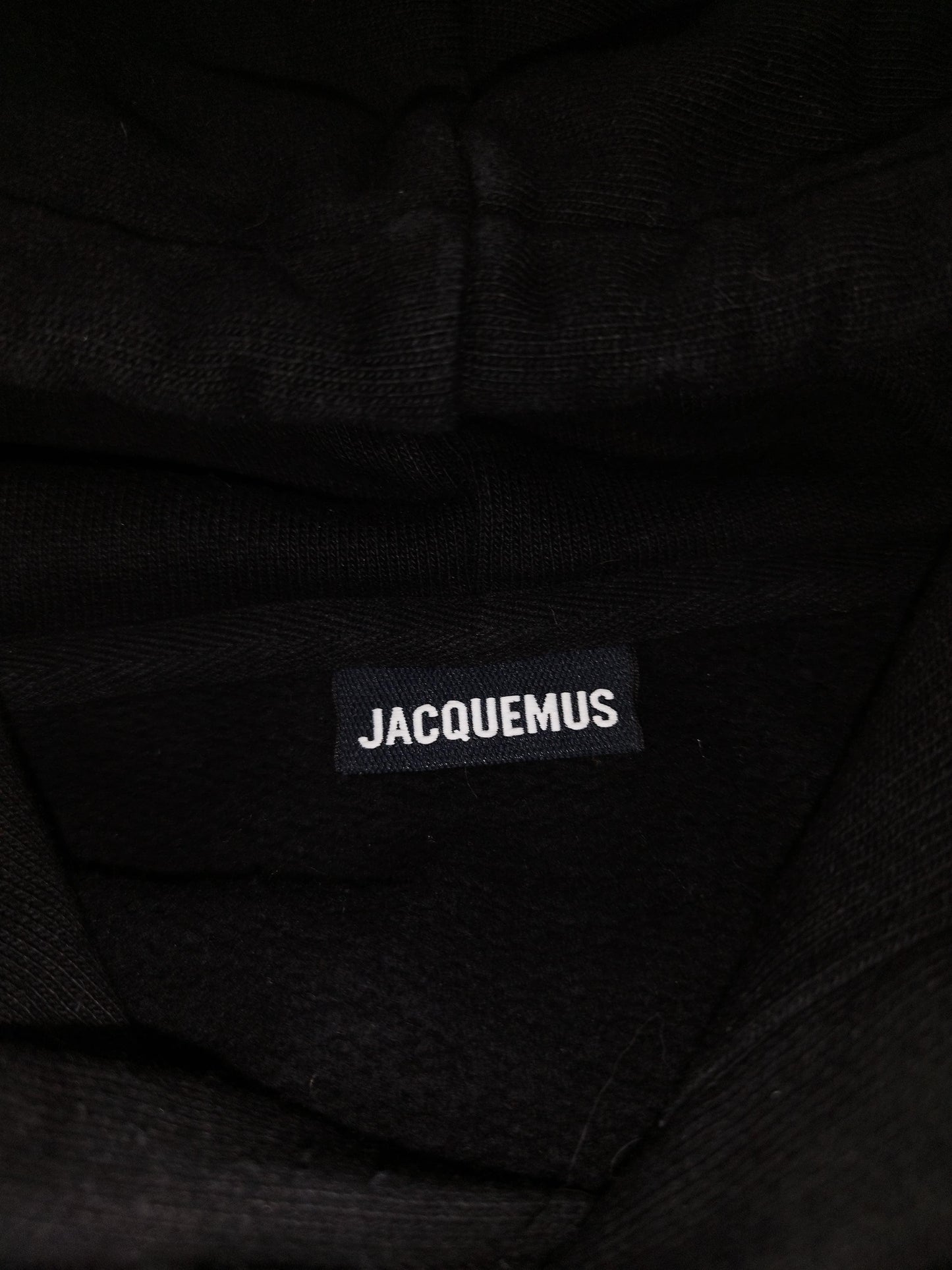 Pull à capuche noir taille S - Le Saptuaire