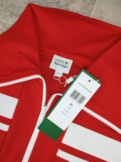 Lacoste - Veste de survêtement rouge taille XL - Le Saptuaire