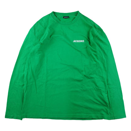 Jacquemus - T-shirt manche longue vert taille XL