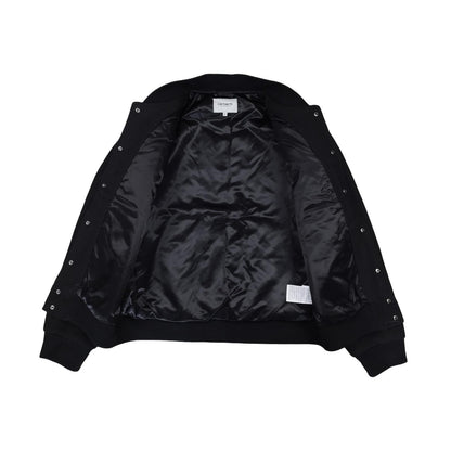 Carhatt - Veste « Work Varsity Bomber » Teddy noire taille S - Le Saptuaire