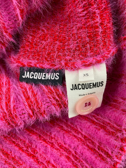 Jacquemus - Cardigan rose fuchsia taille XS - Le Saptuaire