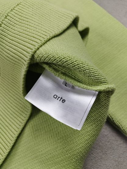 Arte - Pull Kris logo vert pomme taille L