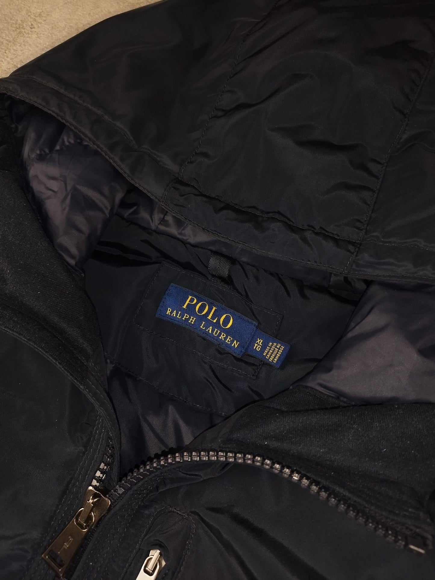 Ralph Lauren - Parka matelassée bleu marine taille XL - Le Saptuaire