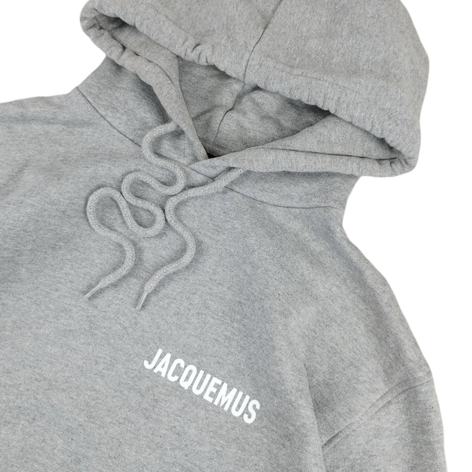 Jacquemus - Pull à capuche gris taille XS - Le Saptuaire