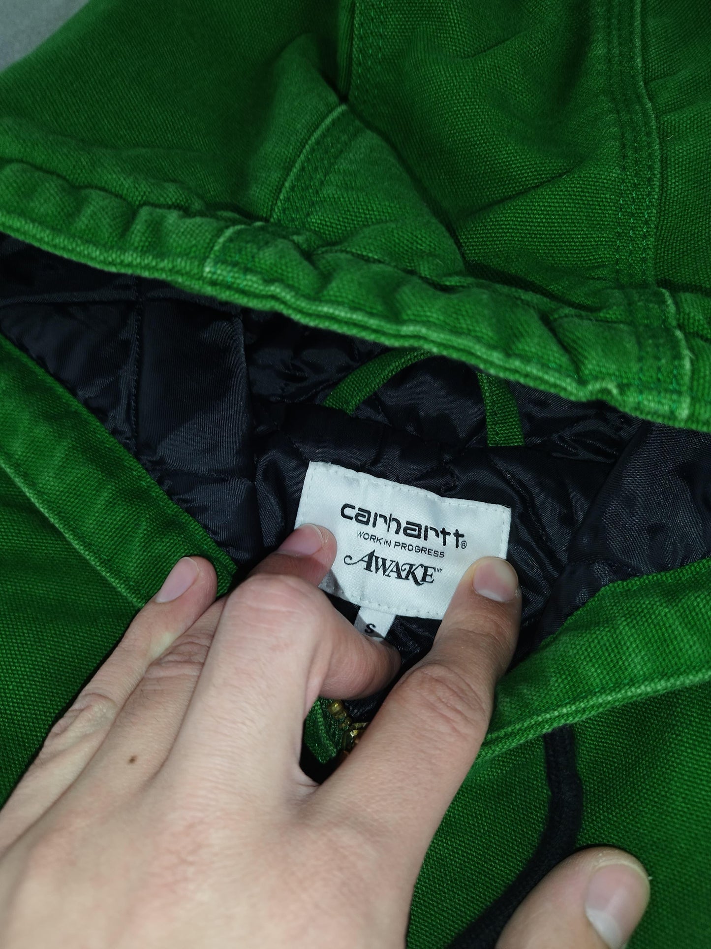 Carhartt Active Jacket x Awake - Veste verte taille S - Le Saptuaire