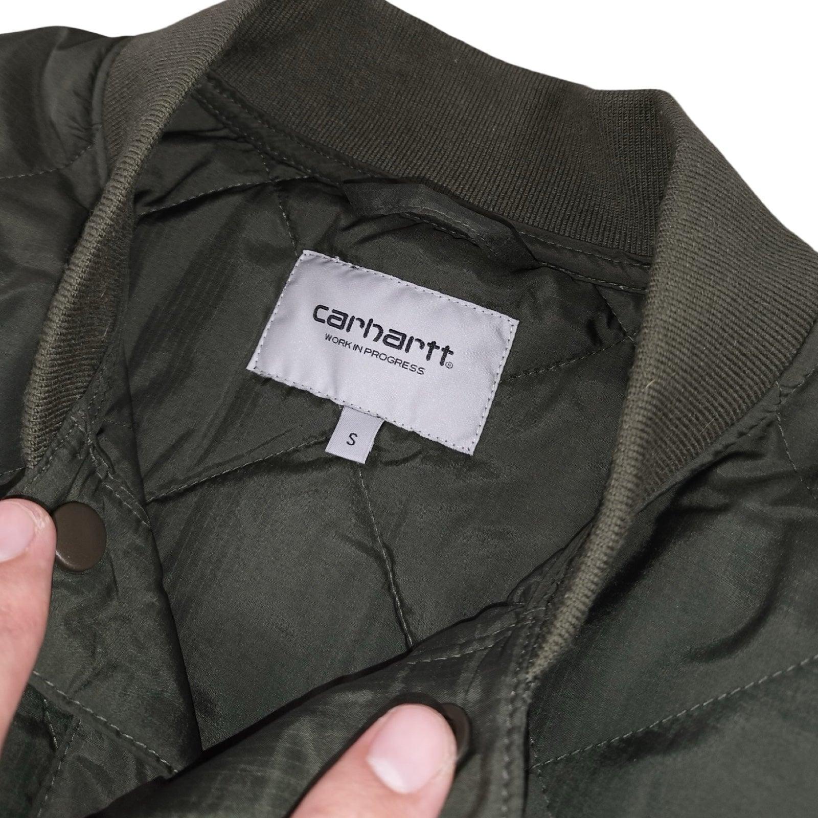 Carhartt - Veste « Barrow Liner » matelassée kaki taille S - Le Saptuaire