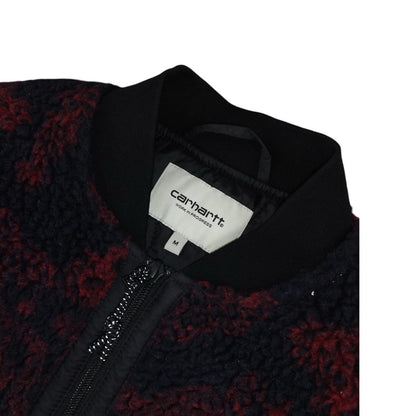 Carhartt - Polaire zippée à motifs rouge taille M - Le Saptuaire