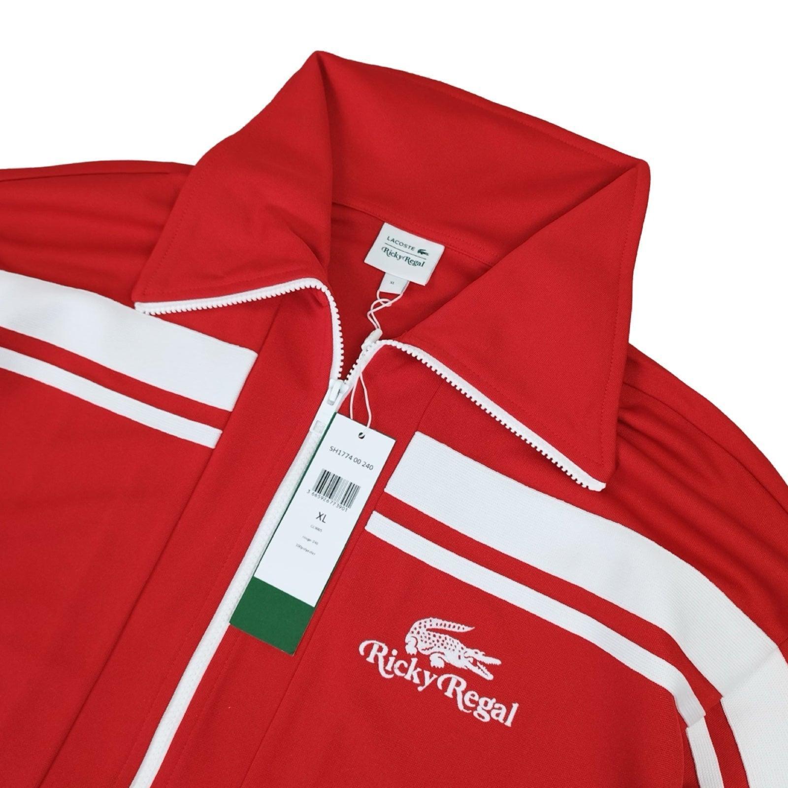 Lacoste - Veste de survêtement rouge taille XL - Le Saptuaire