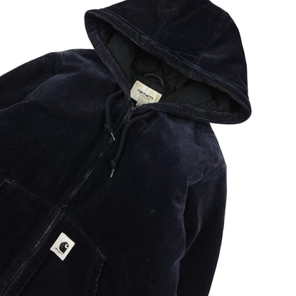 Carhartt - Veste à capuche en velours côtelé bleue marine taille XS